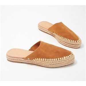 Sam Edelman Suede Espadrille Austin Mules Size 7